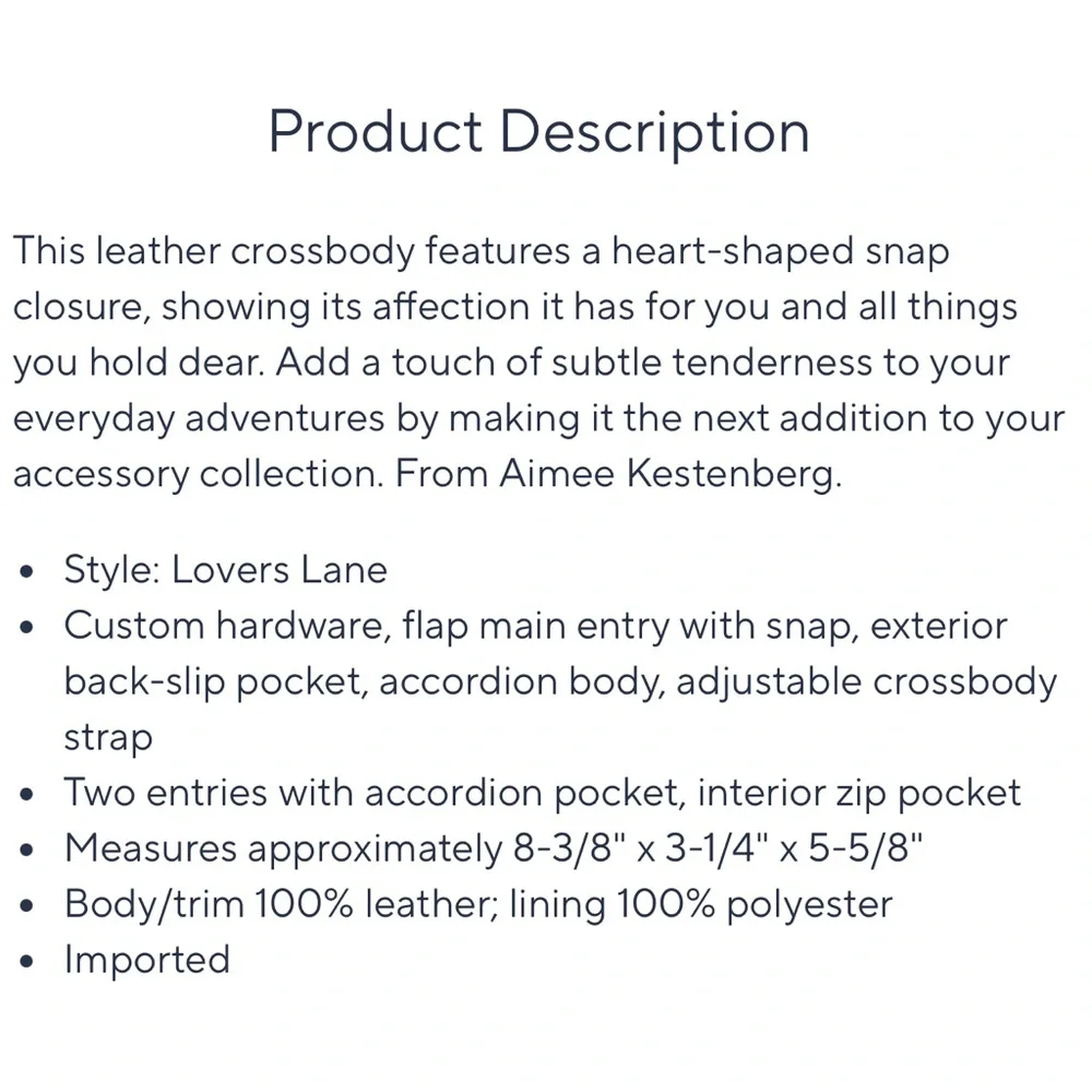 Aimee Kestenberg Lovers Lane Convertable Crossbody - rare turquoise!! - Picture 8 of 8